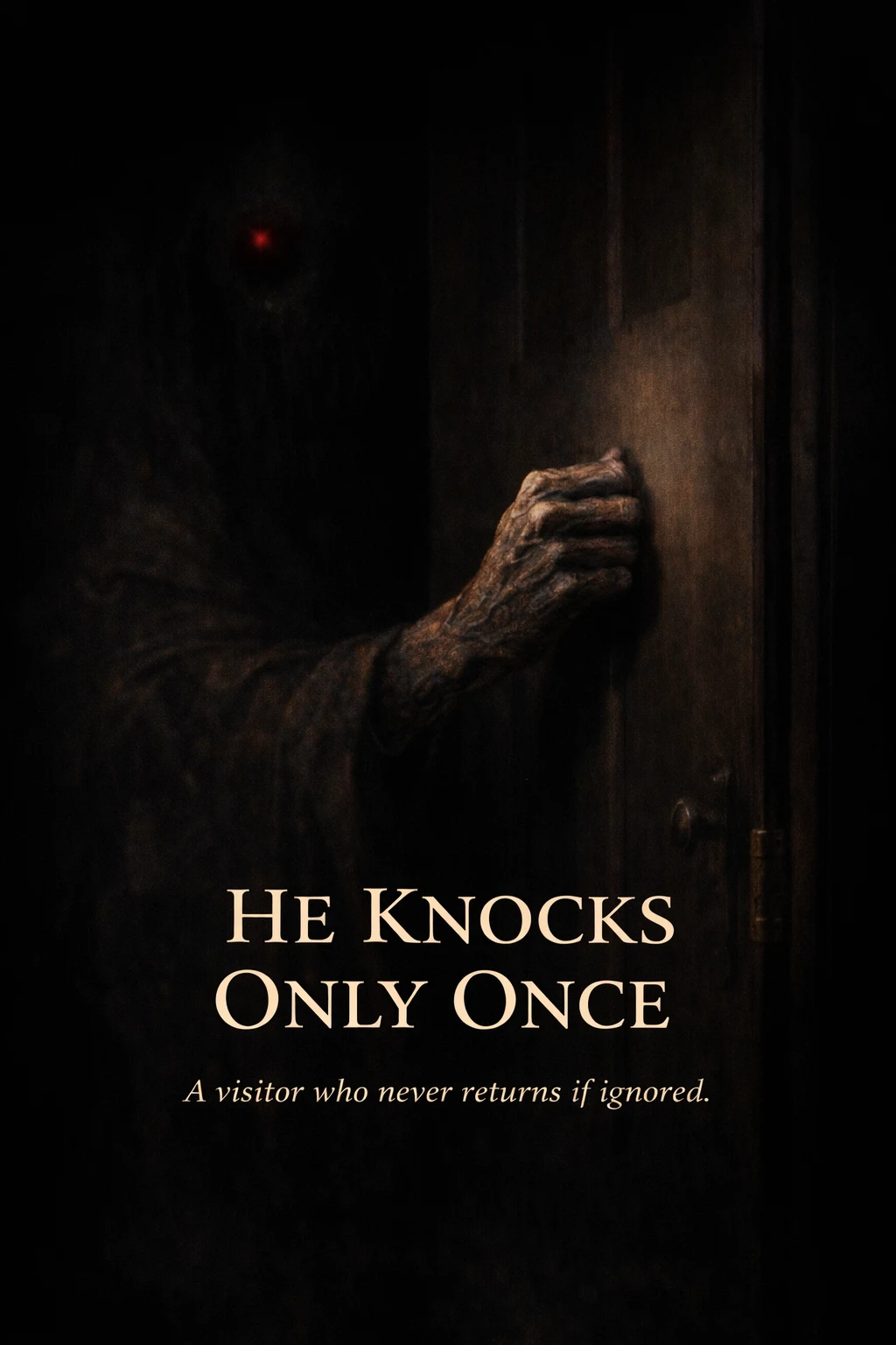 He Knocks Only Once poster