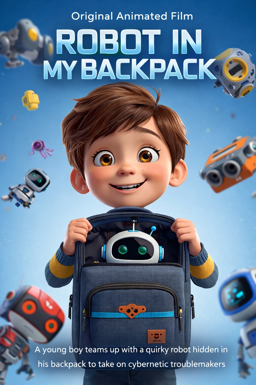 Robot in My Backpack poster